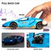 1:32 Scale Lambo LP770-4 Diecast Alloy Model Car Toy, Pull Back Vehicle with Sound and Light for Kids Adults Gift Collection