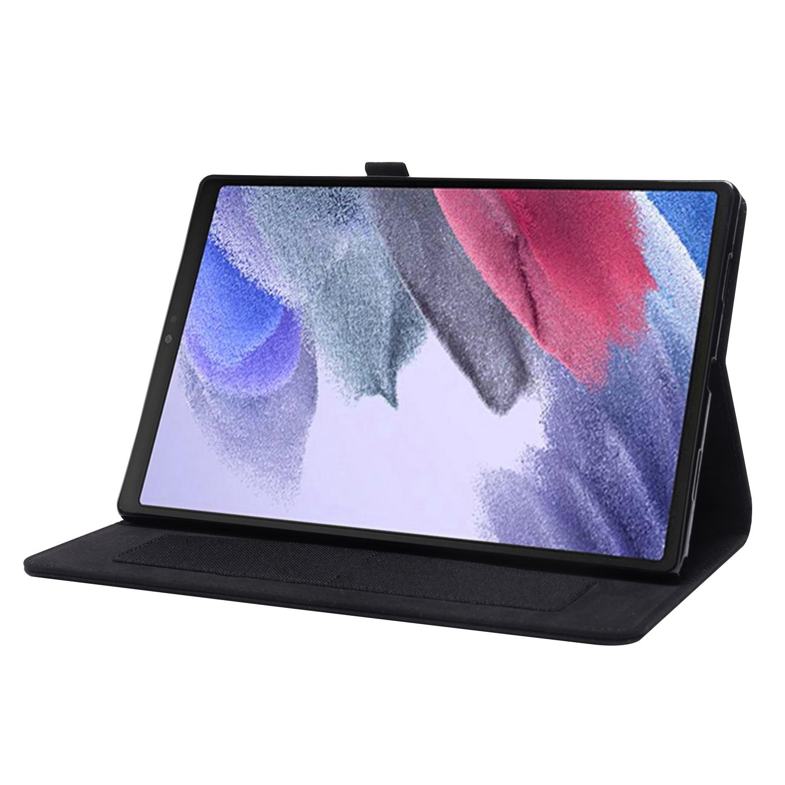 

For Lenovo Tab M10 (Gen 3) Leather Case Business Folio Stand Tablet Cover with Card Slot Black