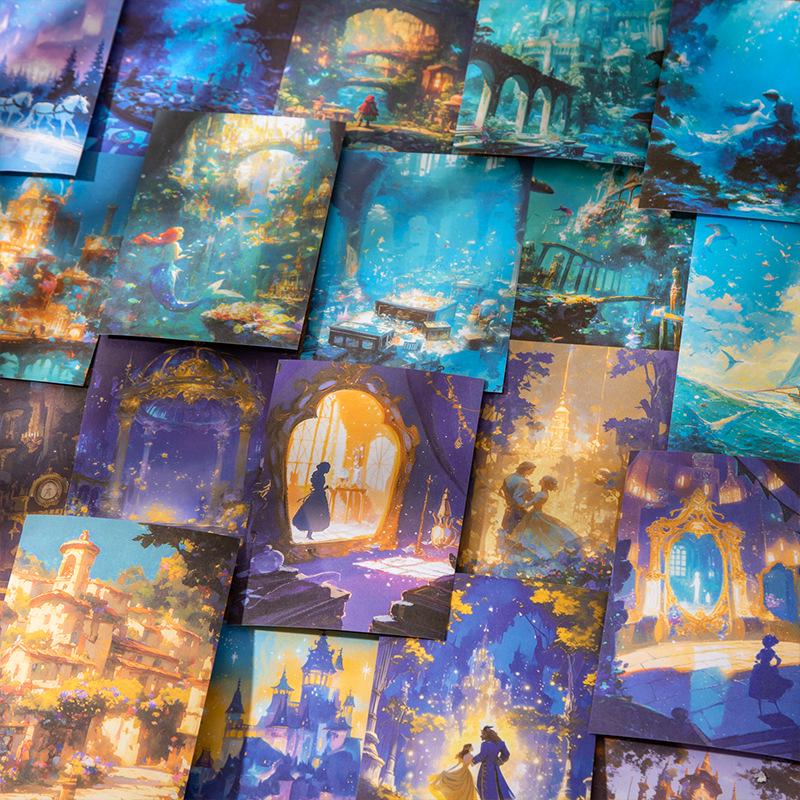 Sommernachtstraum Märchen Aufkleber: DIY Journal Dekoration