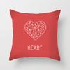 Valentine's Day Digital Printed Car Pillow Cushion Cover Core-Free Home Soft Decoration