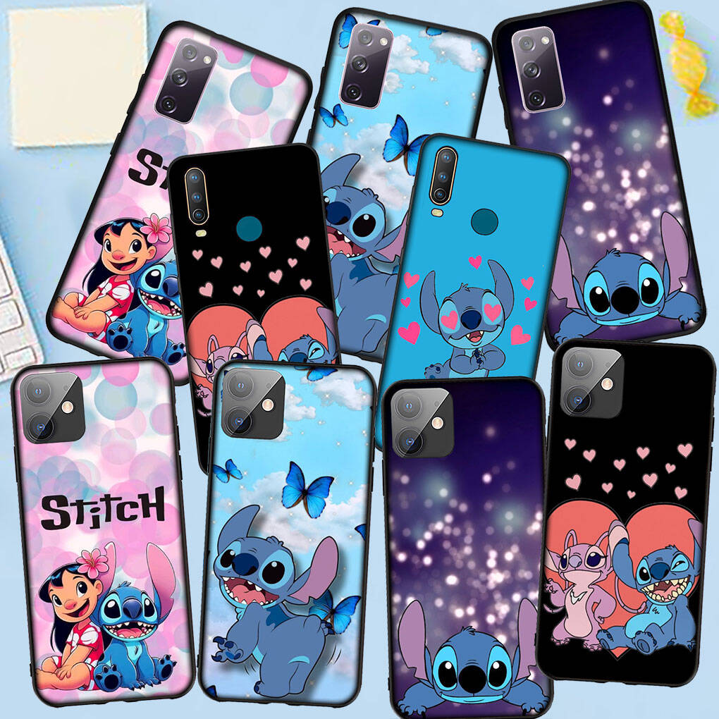 Phone Case for Samsung Galaxy S25 S23 S22 S21 S24 Ultra FE A05 A06 A15 A16 A36 A37 A35 A54 A55 A56 A57 A25 A26 A53 A17 Comics Lilo Cute Stitch Cover