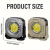 Ultra Bright Camping Light Rechargeable COB Work Lamp with Magnetic Outdoor Emergency Hiking Fishing 6 Modes Portable Lamps