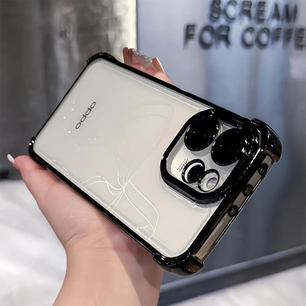 For OPPO Reno 15F 15FS 5G Case Clear Luxury For Magsafe Bracket Plating Protective Back Case For OPPO Reno 15FS 15F Shell Bumper
