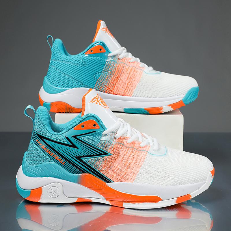 Men Shoes Outdoor Non-slip Basketball Shoes Comfortable Lightweight Sneakers Man Leather Casual Shoes High Quality Tennis Shoes