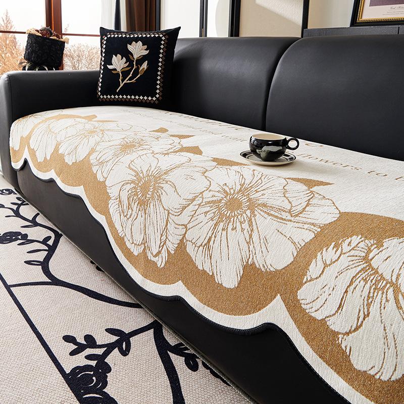 Special-Shaped Sofa Cushion Universal In All Seasons  New Sofa Seat Cushion Non-Slip Straight Row Three-Person High-End Cover Cloth Towel