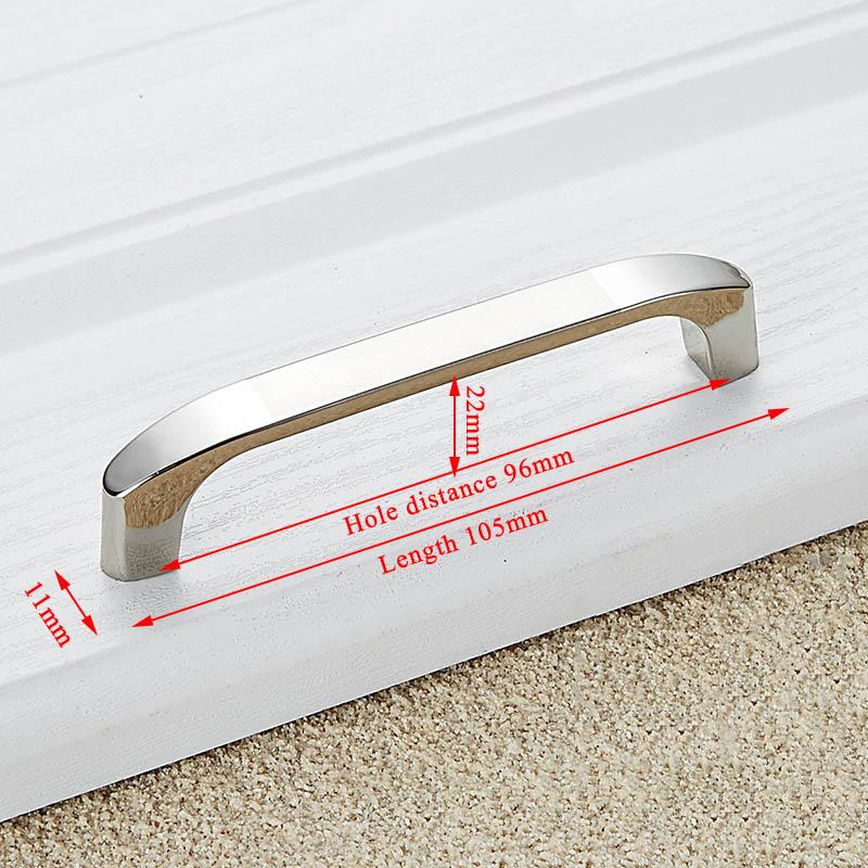 KAK Zinc Alloy Modern Cabinet Handles Kitchen Cupboard Door Pulls Drawer Knobs Handles Wardrobe Pulls Furniture Handle