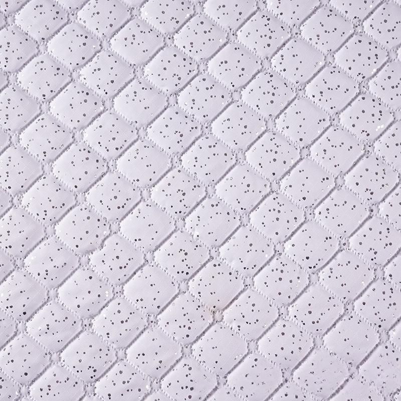 

Ultrasonic Embossed Diamond-shaped PU Leather Fabric Lining Free Clothing Handbags Designer Clothing Sewing Accessories 100x150cm