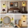 Nordic Amber Glass Wall Lamp - Green Retro Style for Restaurant, Coffee Shop, or Bedside