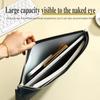 PU Leather Document Bag Zipper Bag Business Briefcase Information Bag  School Office Supplies