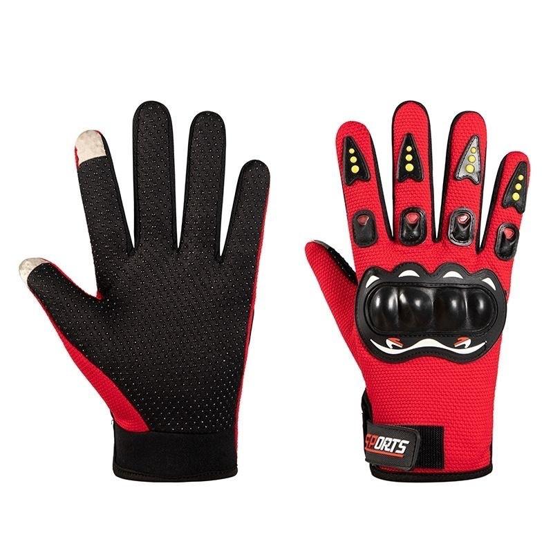 Full Finger Motorcycle Riding Gloves Men Women Outdoor Sports Breathable Protective Gear All Season
