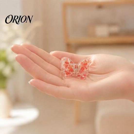Non-slip Hair Accessories Magnetic Clips for Women Girls, Butterfly Shape Strong Hold Non Slip Gentle Styling Claw Clips, Seamless 2-in-1 Clip