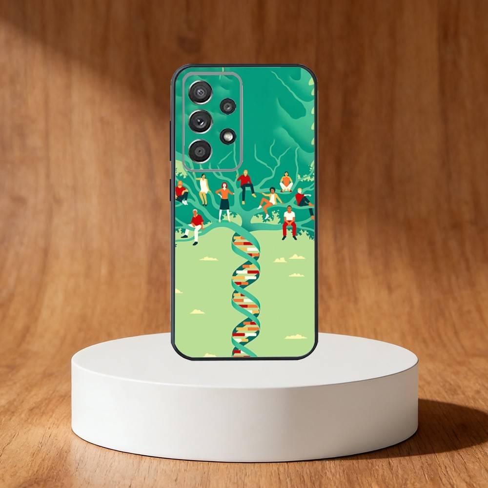 

Science DNA Biology Phone Case For Samsung S25,S24,S21,S22,S23,S30,Ultra,S20,Plus,Fe,Note,10,9,5G Black Cover Samsung S25Plus
