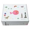 Gakken Goldfish Gomi Taro Tableware Gift Set K37002 Children's (White)