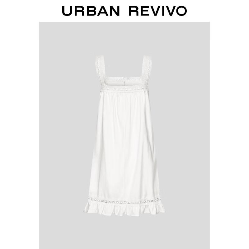 

Французское ретро платье А-силуэта с кружевной отделкой S