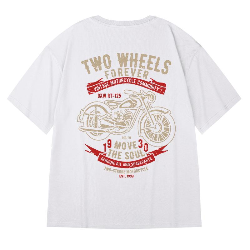 8XL Μοντέρνο Ανδρικό Μπλουζάκι Μανίκι Μισό Αμερικανο-Ιαπωνικού Στυλ, 2023 Streetwear με Στρογγυλή Λαιμόκοψη.