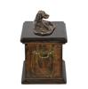 English Setter, Lawerack, Laverack - Urn for the Ashes of a Dog, Urn with a Statuette, Elegant Urn In the Classic Style of the Brand