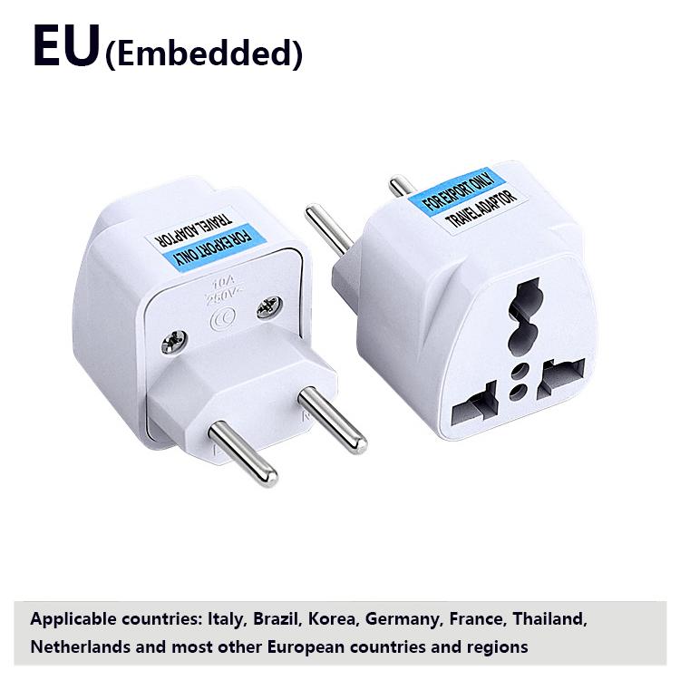 Adaptor universal pentru priză UE AU Marea Britanie SUA la UE Adaptor de călătorie euro AC Convertor de priză electrică Priză