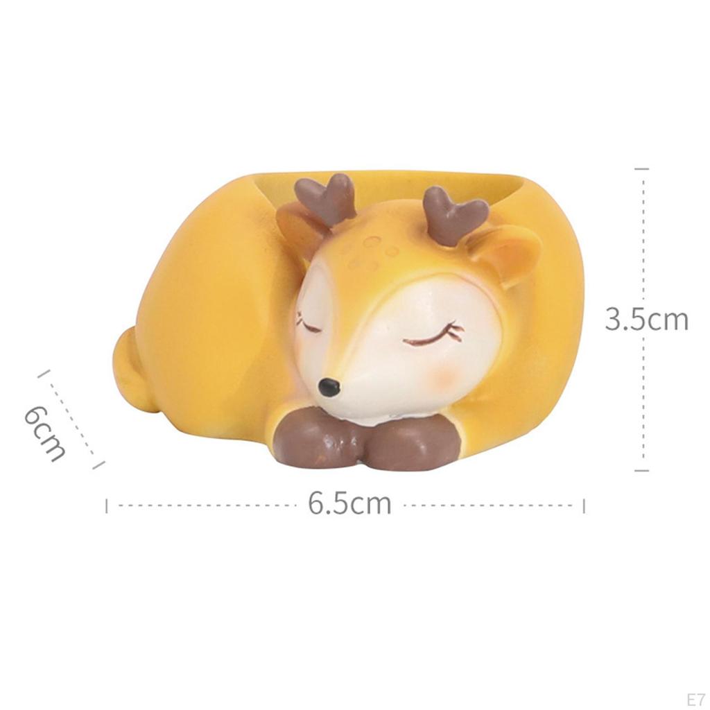 Animal Resin Figurine Present Sculpture Holder Candle Furnishings Living Room