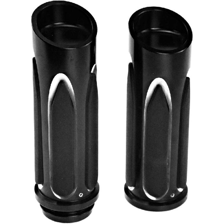 HDBUBALUS 1" Electronic Throttle Defiance Handlebar Grips 25mm Hand Grips Fit for Harley Touring Street Glide Road King Road Glide Electra Glide