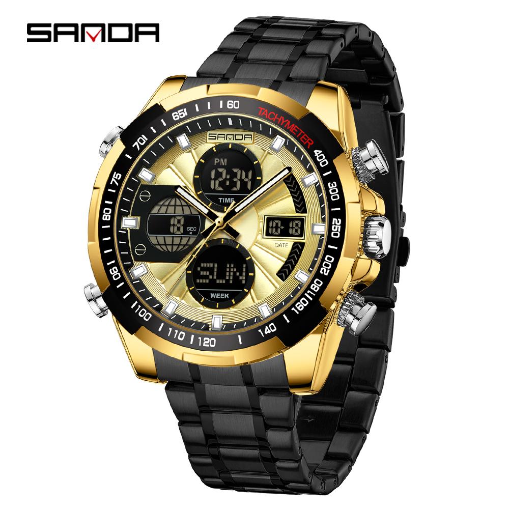 Digital LED Watch Men Sport Quartz Wristwatch Luxury Stopwatch Waterproof Male Electronic Clock