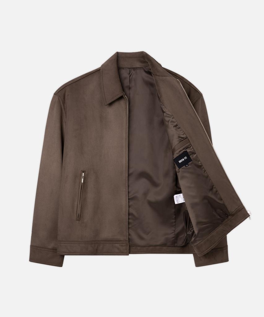Draw Fit Re-Edition Suede Jacket [Mocha Beige]