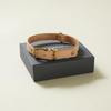 We Original All Leather Collar Natural GOOD MANNERS DOG SERIES - (S) /