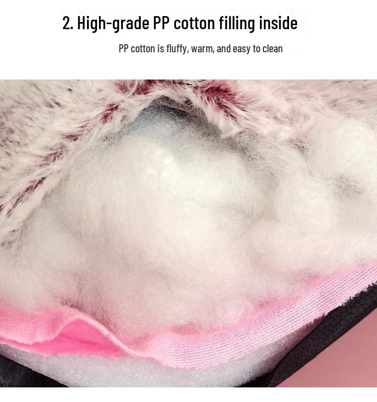 Útulné podzimní/zimní plyšové zvířecí pantofle - Super měkký fleece, Silné a teplé