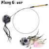 Steel Wire Feather Cat Toy Stick Replace Feather Accessories Cat Teaser Pet Toy