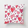 Valentine's Day Digital Printed Car Pillow Cushion Cover Core-Free Home Soft Decoration