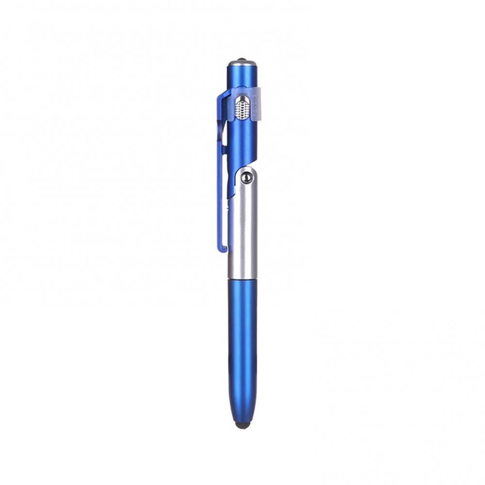 School Students Stationery Writing Pen Stylus Pen Ballpoint Pen with LED Light Cellphone Holder