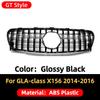 Front Inlet Bumper Grille Grill Mask Grid Body Kit Tuning Accessories Mesh For Mercedes Benz GLA X156 2014-2019 GT Diamond Style