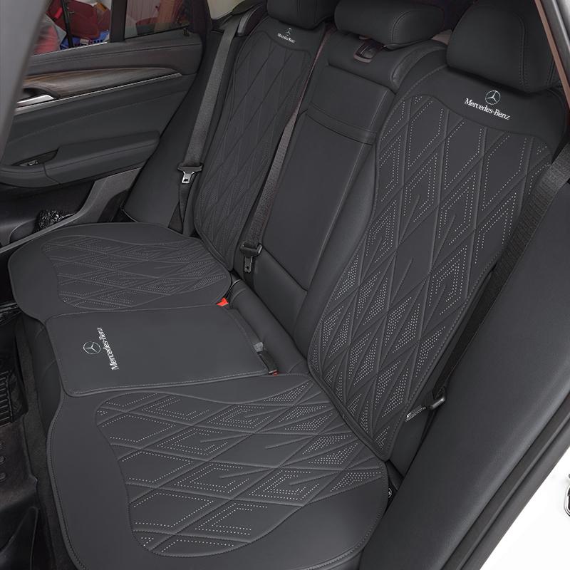 Nappa Leather Car Seat Cover Cushion Luxury Protective Pad For Mercedes Benz AMG GLE GLS CLA CLE GLC CLS GLA W223 W213 W206 W464