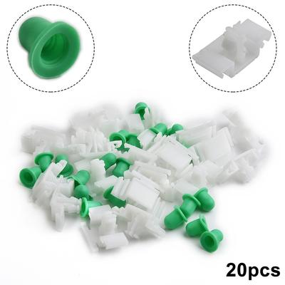 20pcs Car Clips Retainer With Rubber Boot Plastic For E36 318Ti 51132251394