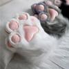 Knarriga Kig Plysch Kattpote Handskar Tecknad Kattklo Vantar Cosplay Kostymhandskar Cosplay Rekvisita