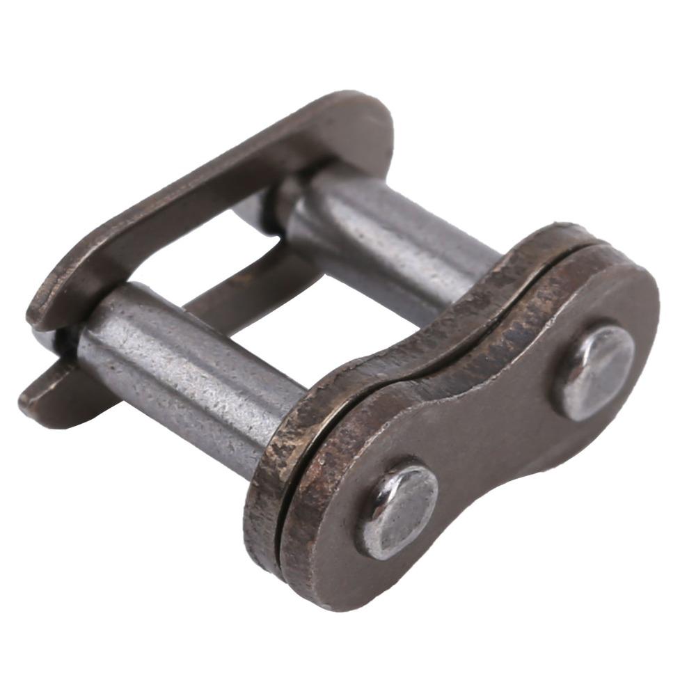 10Pcs Iron 25H Chain Master Link Easy Installation Roller Chain Connecting Links Replacement Repair
