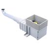 Washbasin siphon 5/4"x50 / 40 plastic, concealed, chrome, model no