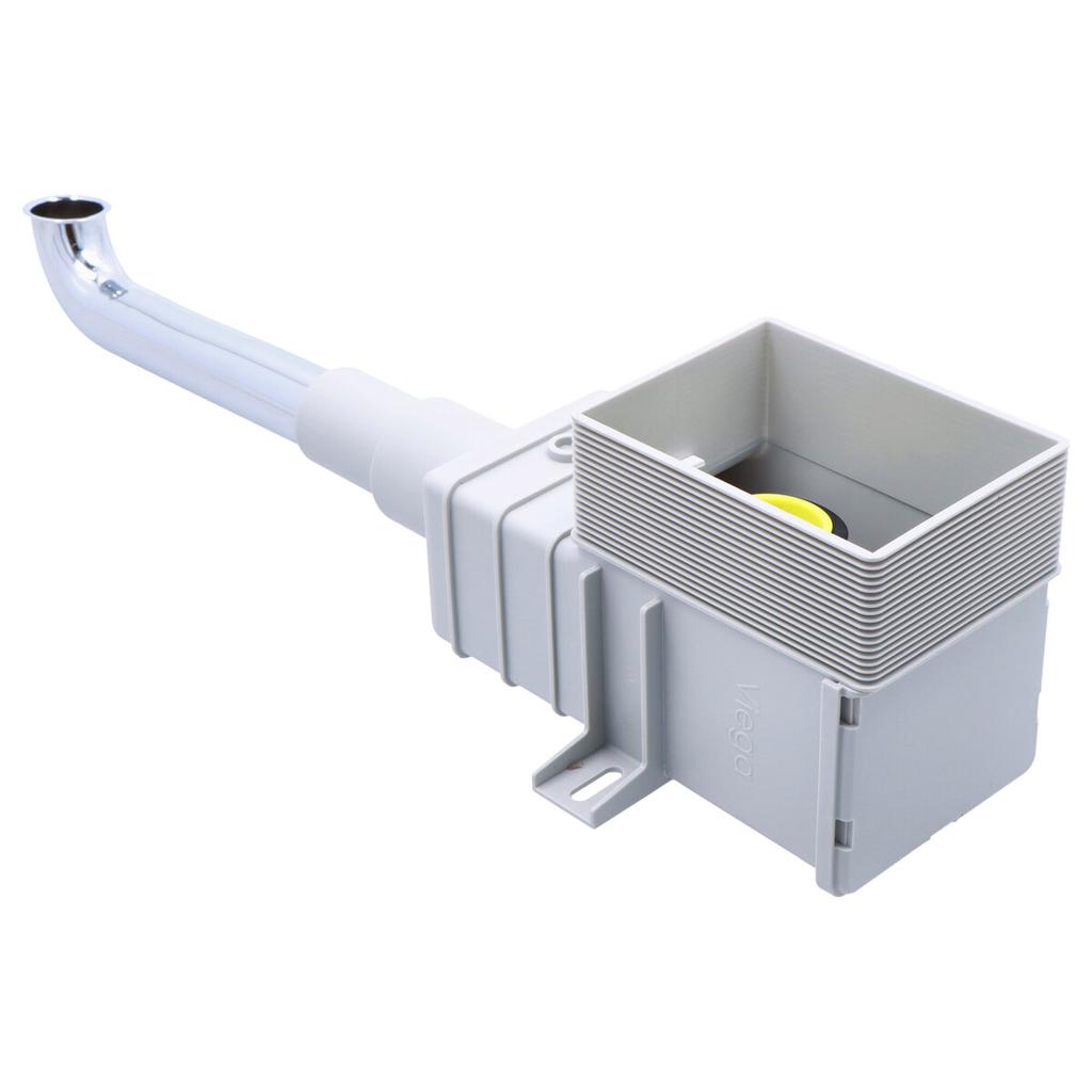 Washbasin siphon 5/4"x50 / 40 plastic, concealed, chrome, model no