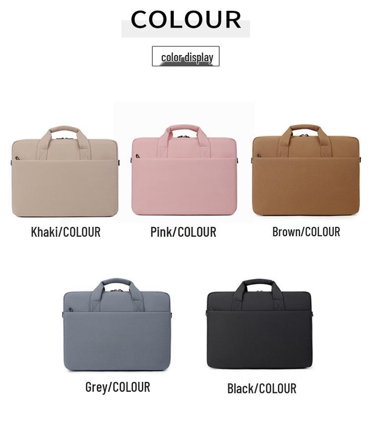 Custom Airbag Shockproof 15-inch Laptop Sleeve for Lenovo/Huawei - Business Travel Crossbody Bag