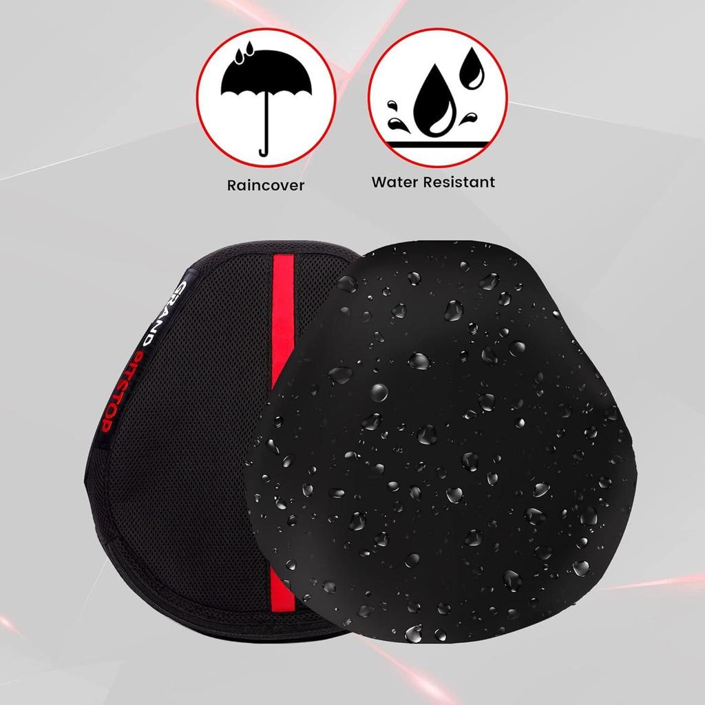 Inflatable Air Seat Cushion | Breathable Mesh | Non-Slip Bottom | Multipurpose Cushion for Bike, Office, Car, Medical & Home Use