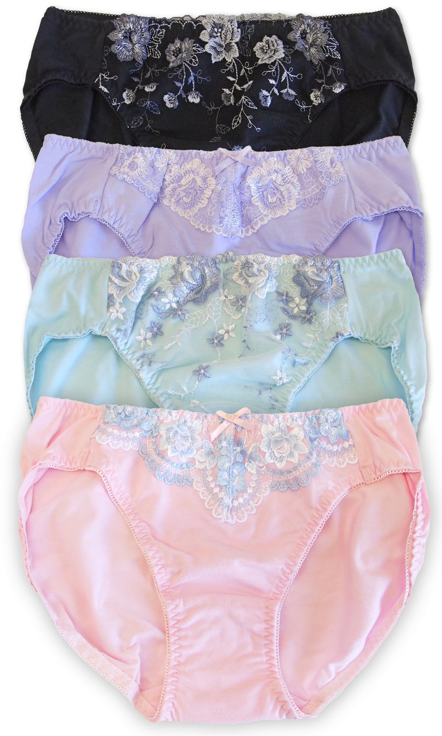 

Vise Трусы больших размеров из смесового хлопка, Размер, Разноцветный, Случайный, Женский набор, Кружево, Набор из 5 штук, 4L, (ws0006-4l, Цвет)