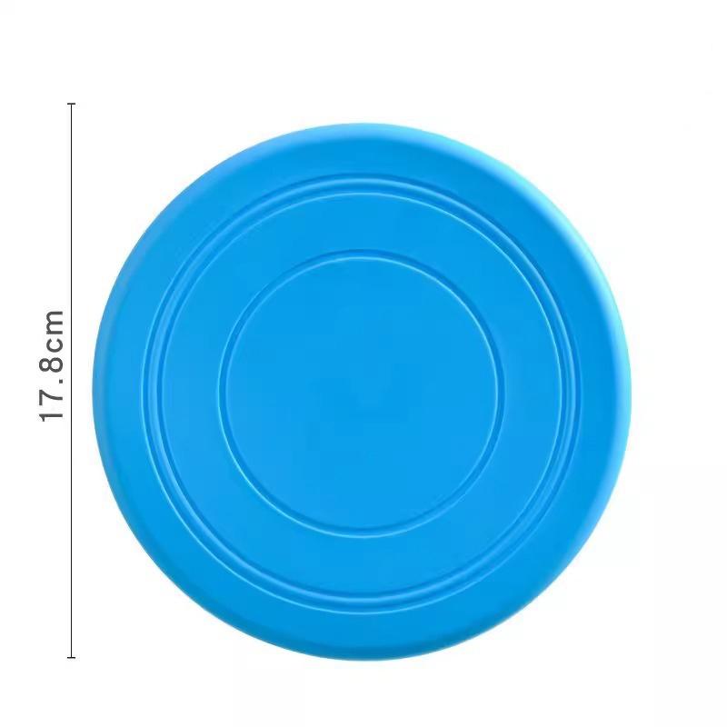 Soft Silicone Pet Frisbee, Bite-resistant Dog Training Flying Disc for Outdoor Interactive Fetch Play