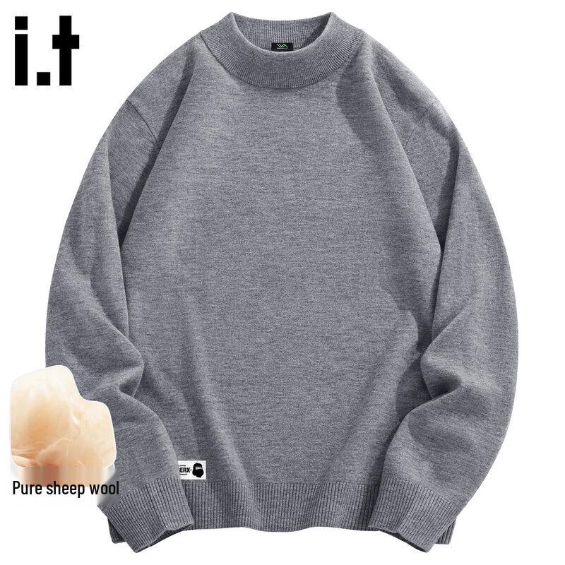 

Fingercroxx Men s 100% Merino Wool Half-Turtleneck Sweater 3XL