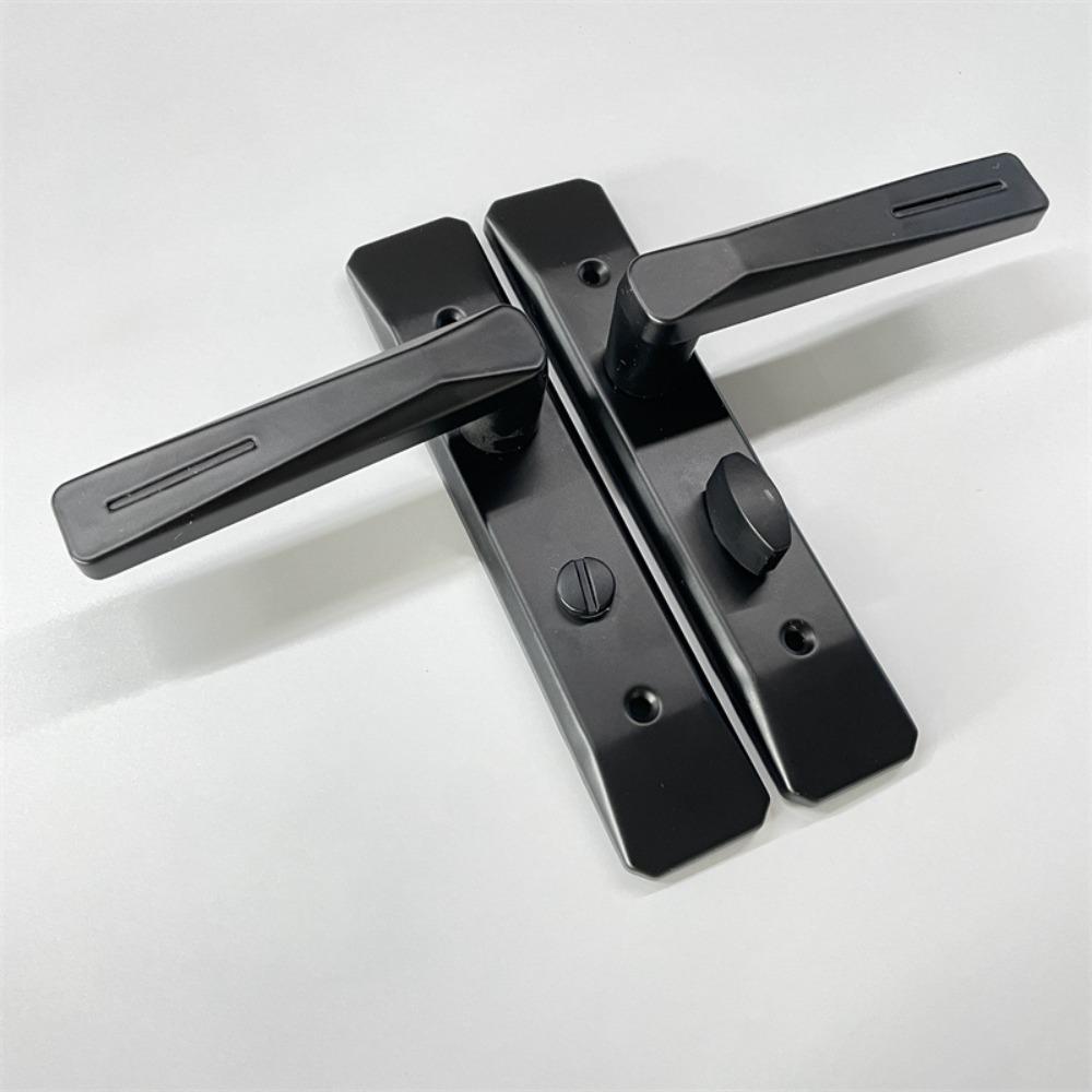 Keyless Bath Handle Door Lock Metal Security Door Handle Bathroom Handle Lock  Household Hardware