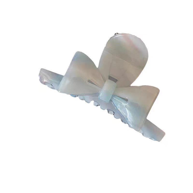 Elegante kleine Haarklammer mit Schleife im französischen Stil aus Acetat