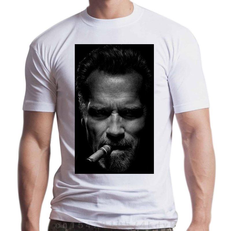 New Men Tshirts Arnold Schwarzenegger Fashion Premium Cotton Harajuku Tee Shirt Fitness Tops T Shirt O Neck Clothes