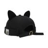Cute Kids Brimless Hat with Cat Ears Solid Color Design Perfect for Outdoors and Breathable