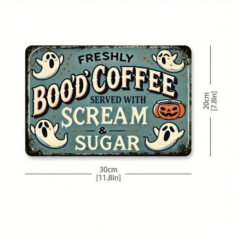 Decorative Metal Wall Sign 20x30cm Tin Sign Vintage Art