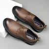 Autumn Leather Men's Shoes 2025 New First-layer Cowhide Polished Business Casual Leather Shoes Men's Autumn and Winter