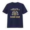 I Don t Snore Dream m A Racecar Funny Mens Shirt Black Large vintage Washed graphic Unisex Soft Comfortable streetwear fashion