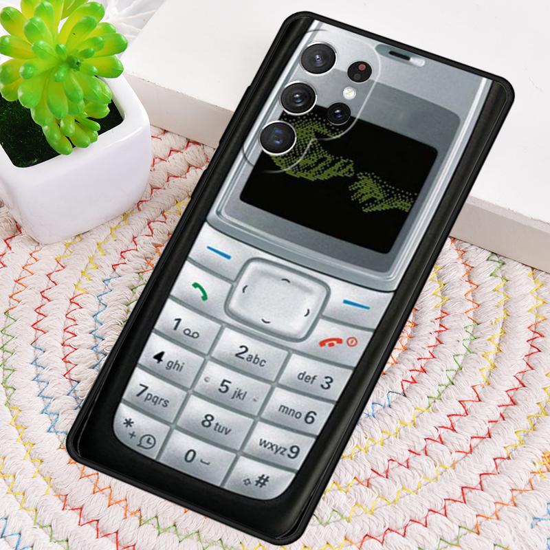 Retro mobile TPU Phone Case For Samsung Galaxy note 10 pro S26 S25 S24 S23 S22 Ultra Plus S21 FE S20 Shockproof Cover